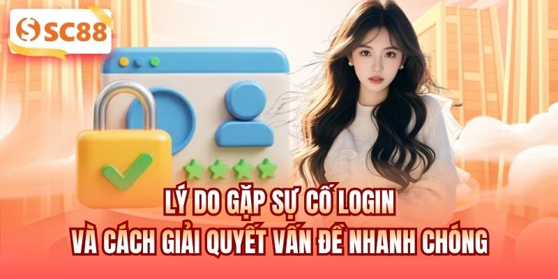 Lý do gặp sự cố login và cách giải quyết vấn đề nhanh chóng