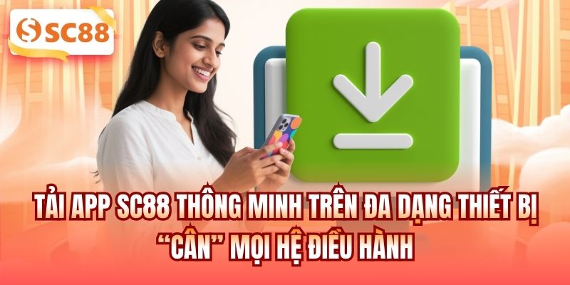 Tải app SC88 thông minh trên đa dạng thiết bị, “cân” mọi hệ điều hành